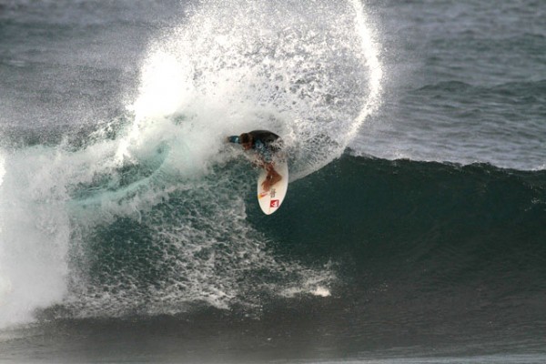 Leonardo Fioravanti surfs at Hookipa in Maui, Hawaii, USA on January 14th, 2012